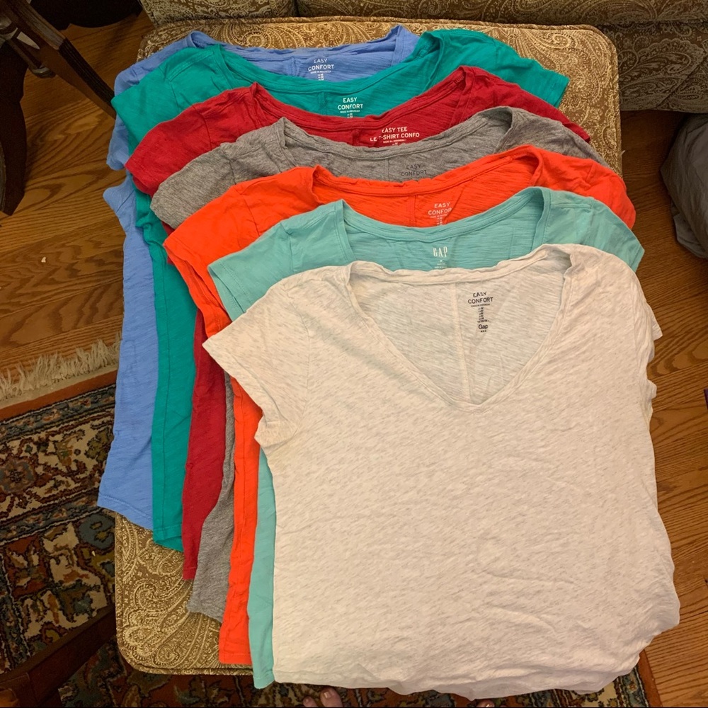 Gap Factory Easy Comfort M tees, bundle of 7